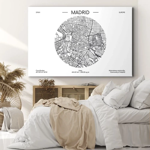 Vászonkép - Madrid anatómiája - 70x50 cm