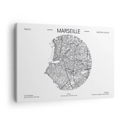 Vászonkép - Marseille anatómiája - 70x50 cm