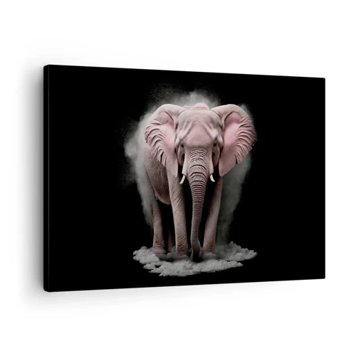 Vászonkép - Ne gondolj rózsaszín elefántra! - 70x50 cm