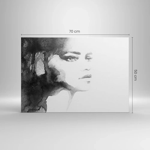 Vászonkép - Rejtélyből és ködből készült - 70x50 cm