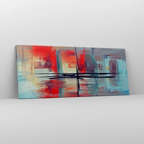 Vászonkép - Tájkép egy ismeretlen dimenzióban - 120x50 cm