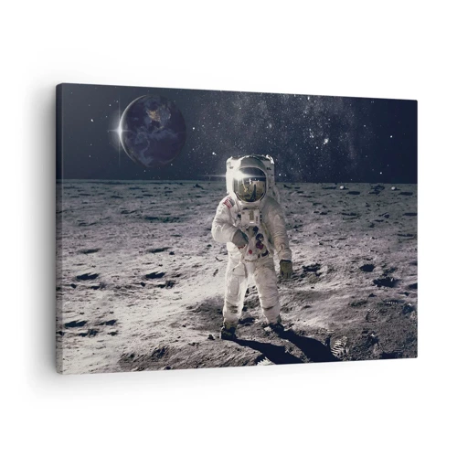 Vászonkép - Üdvözlet a Holdról - 70x50 cm
