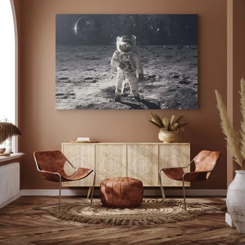 Vászonkép - Üdvözlet a Holdról - 70x50 cm