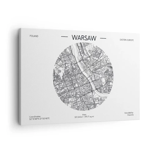 Vászonkép - Varsó anatómiája - 70x50 cm