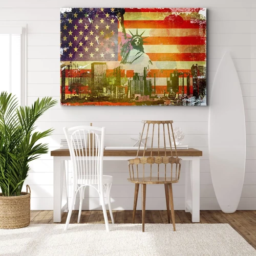 Vászonkép - Viva America! - 70x50 cm