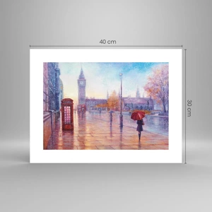 Poszter -  Őszi nap Londonban - 40x30 cm