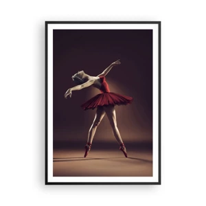 Poszter fehér keretben - Egy prima balerina - 70x100 cm