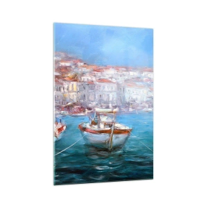 Üveg kép - Olasz öböl - 70x100 cm