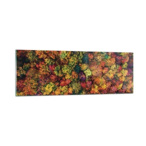 Üveg kép - Őszi facsokor - 90x30 cm